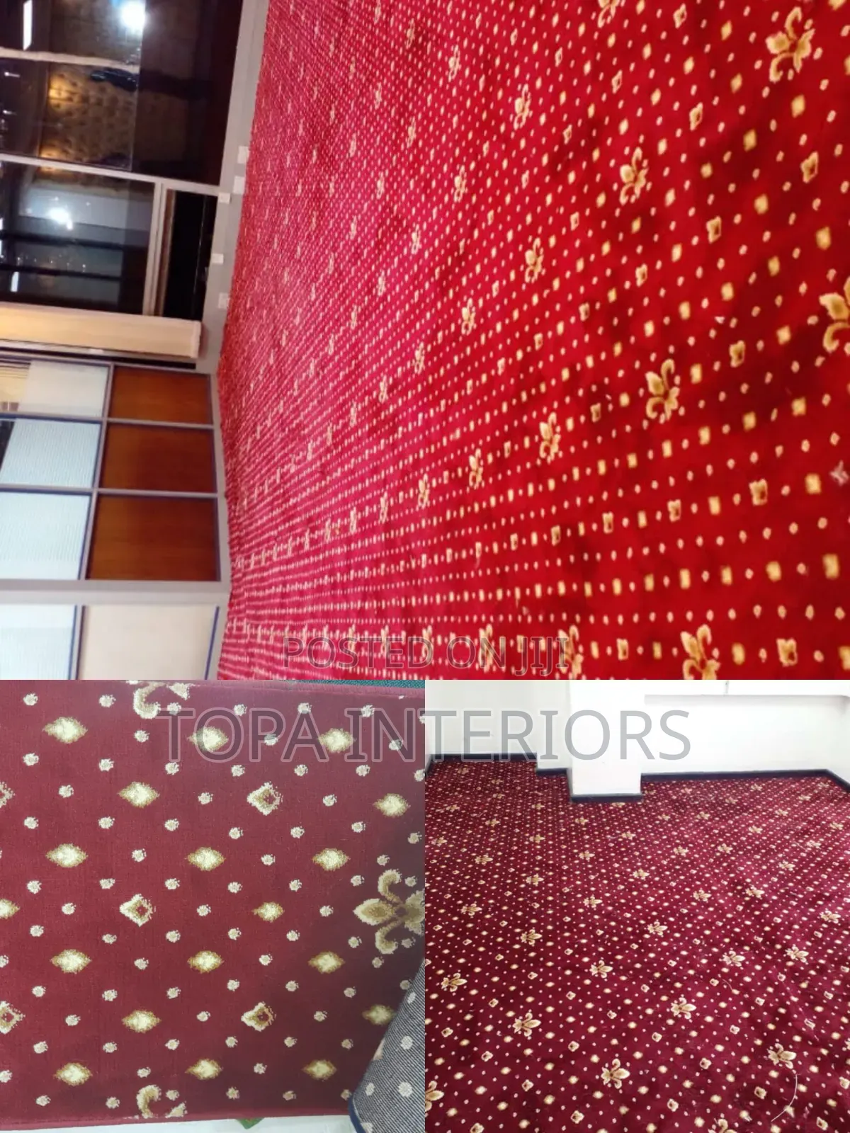 Luxury Flowered Office Floor Carpets Wall to Wall Carpets
