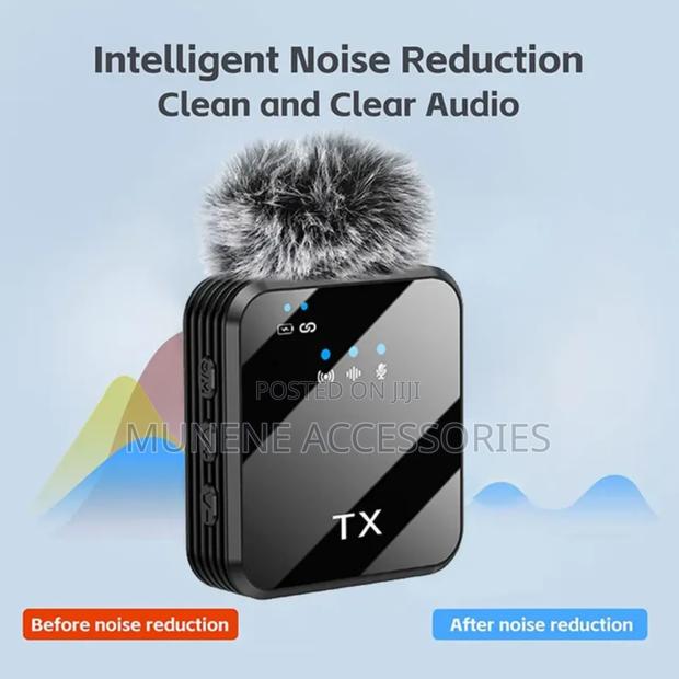 F11-2 3in1 Dual Microphone for USB C\iPhone Phone and Camera - thumbnail 3