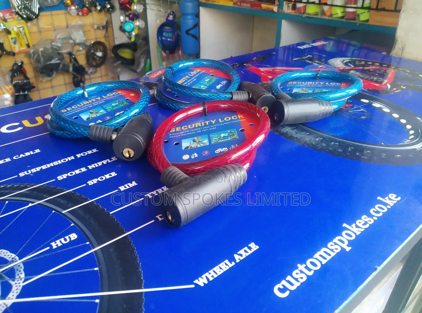 Compact Bicycle Lock With Thick Cabling
