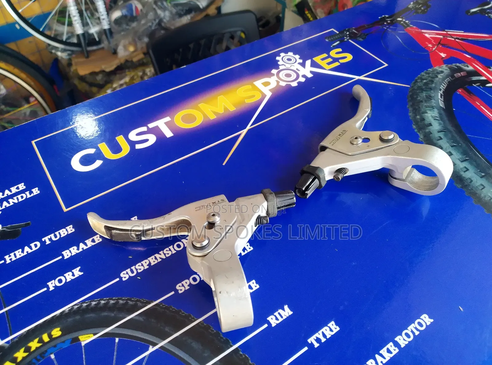Ex UK Shimano STX RC Mountain Bike Brake Handles