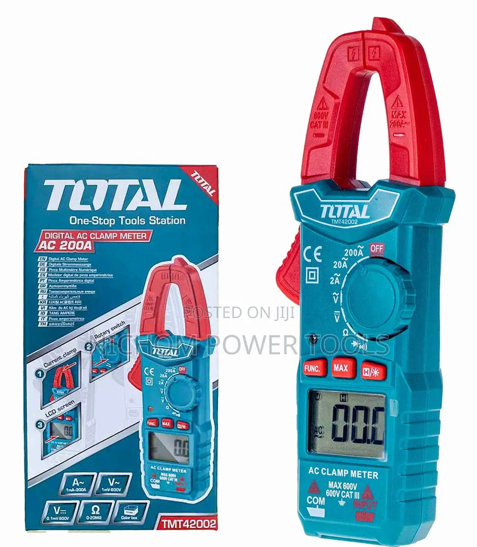 Total TMT42002 Digital AC Clamp Meter 2000 Counts