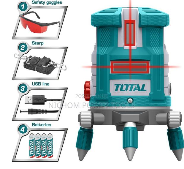 Total TLL306505 Self-Leveling Line Laser(Red Laser Beams) - main view