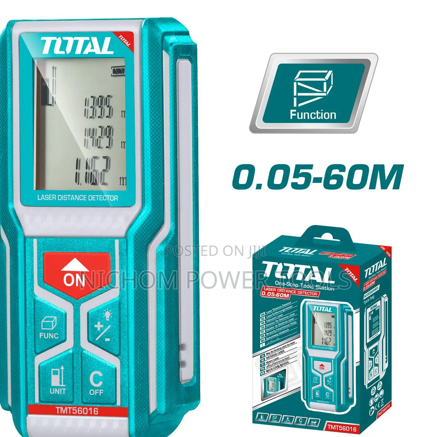 Total TMT56016 Laser Distance Detector