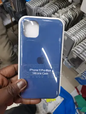 Apple Silicone Case for iPhone 11 Pro Max - Linen Blue