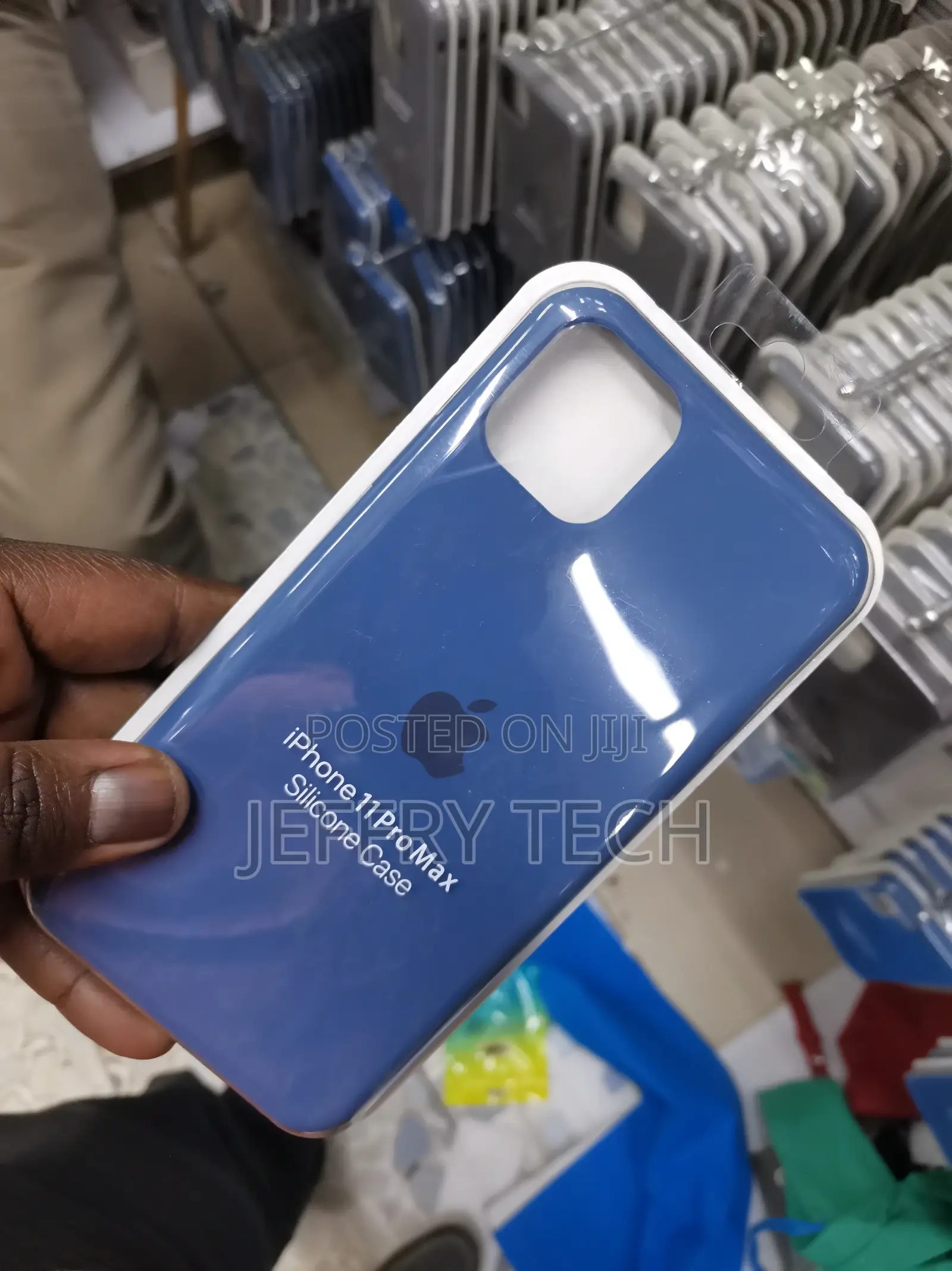 Apple Silicone Case for iPhone 11 Pro Max - Linen Blue