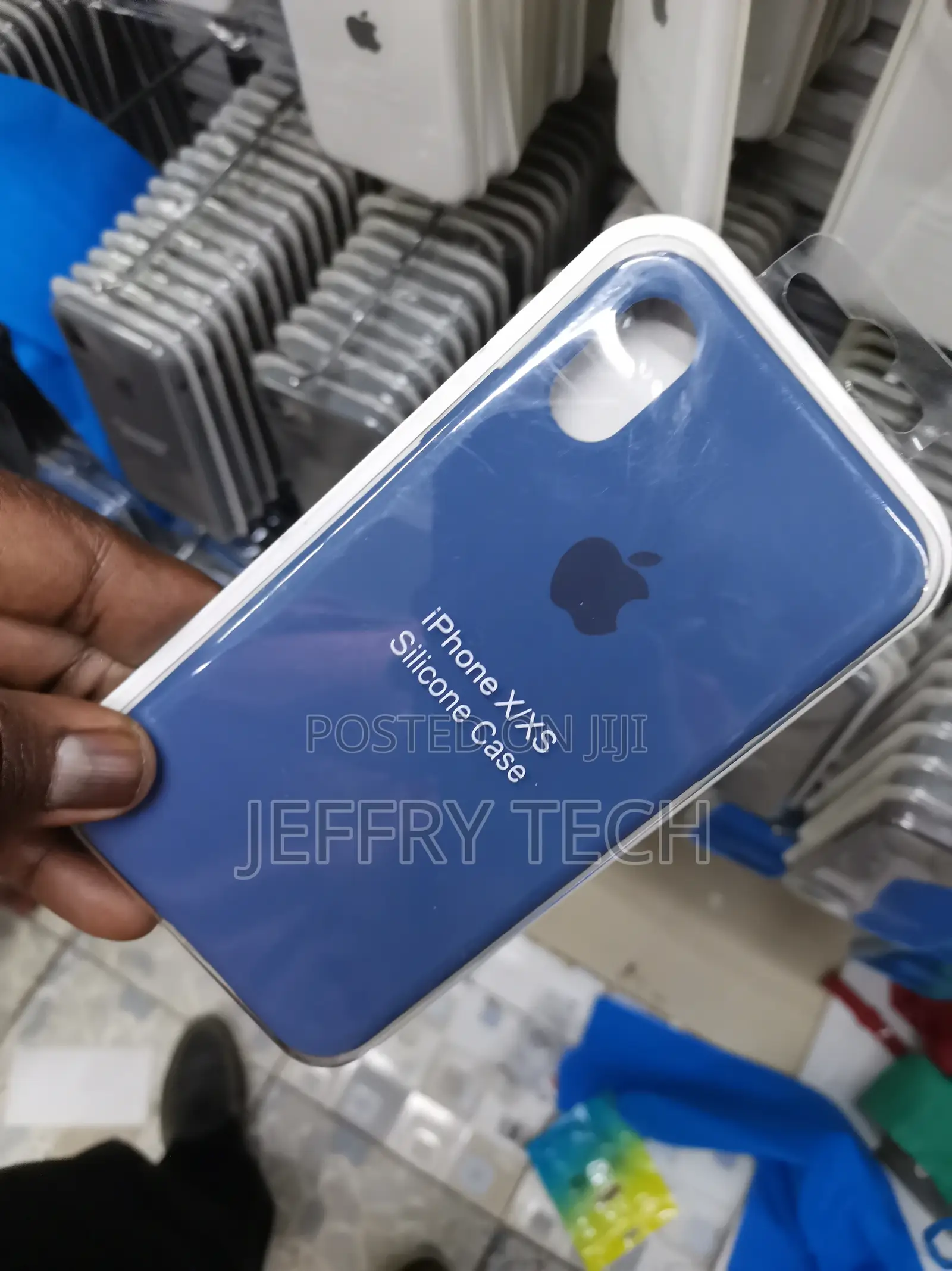 Apple iPhone X/Xs Original Silicone Case - Blue