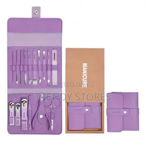 Purple 17pcs Manicure/Pedicure Set