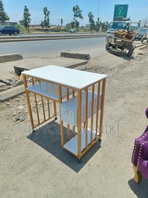 Manicure Marble Table, With Drawer - thumbnail 2