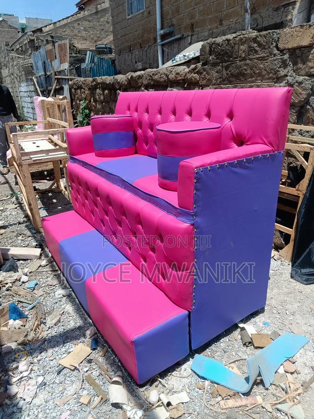 Pedicure Seat, 3 Seater With Armrest - main view