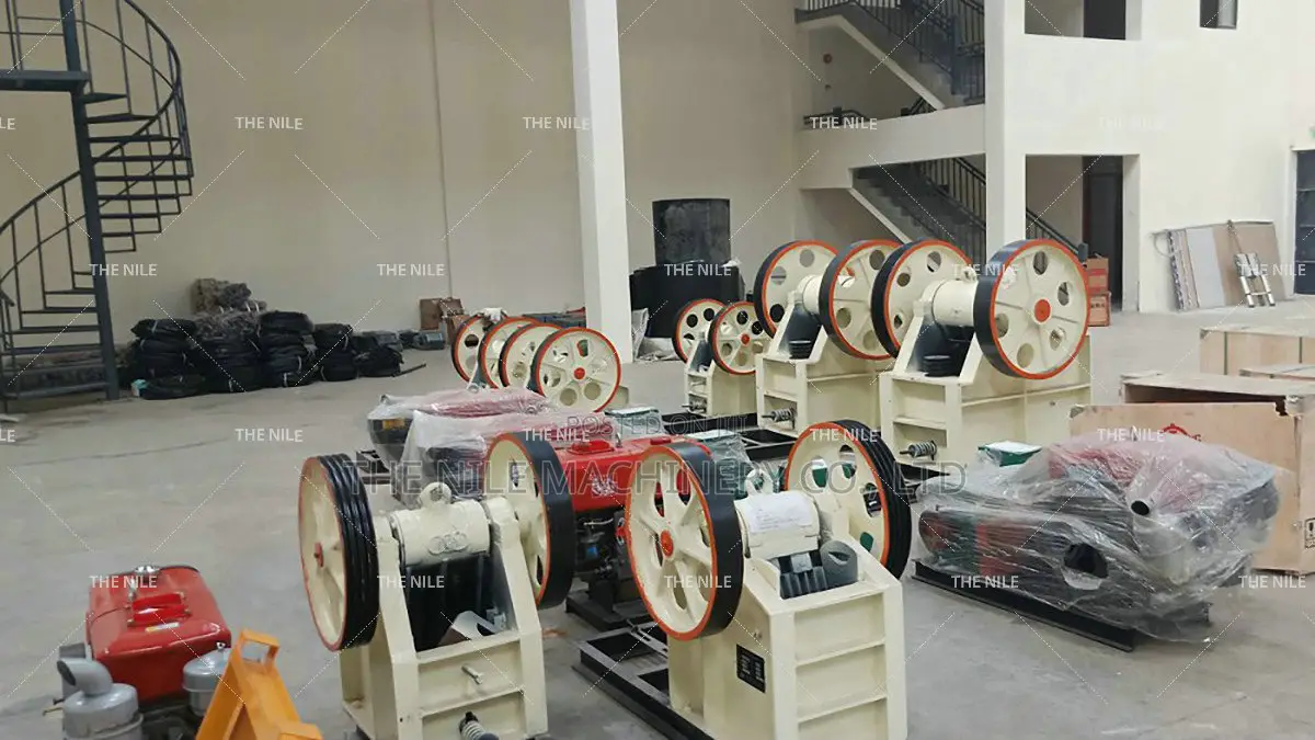 Electric Motor or Diesel Jaw Stone Crusher for Gold Ore
