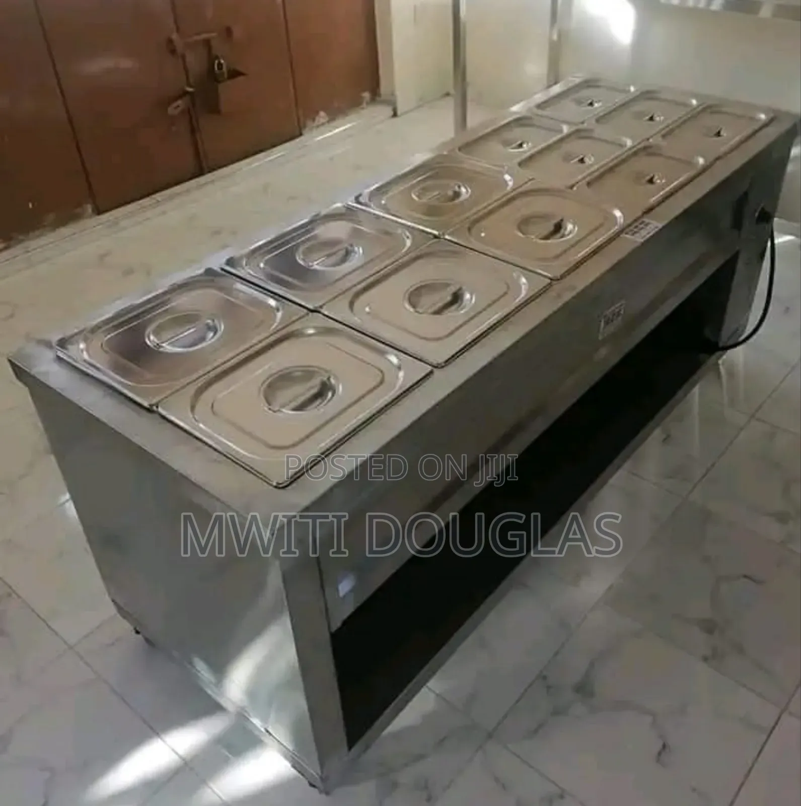 Stainless Steel Food Warmer Display