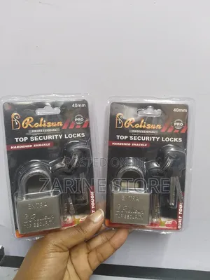 Hardened Shackle Rolisun Padlock Extra Top Security 40mm
