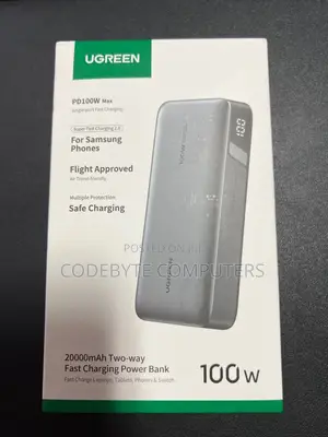 UGREEN 100W Power Bank 20000mah Two-Way Fast Charging