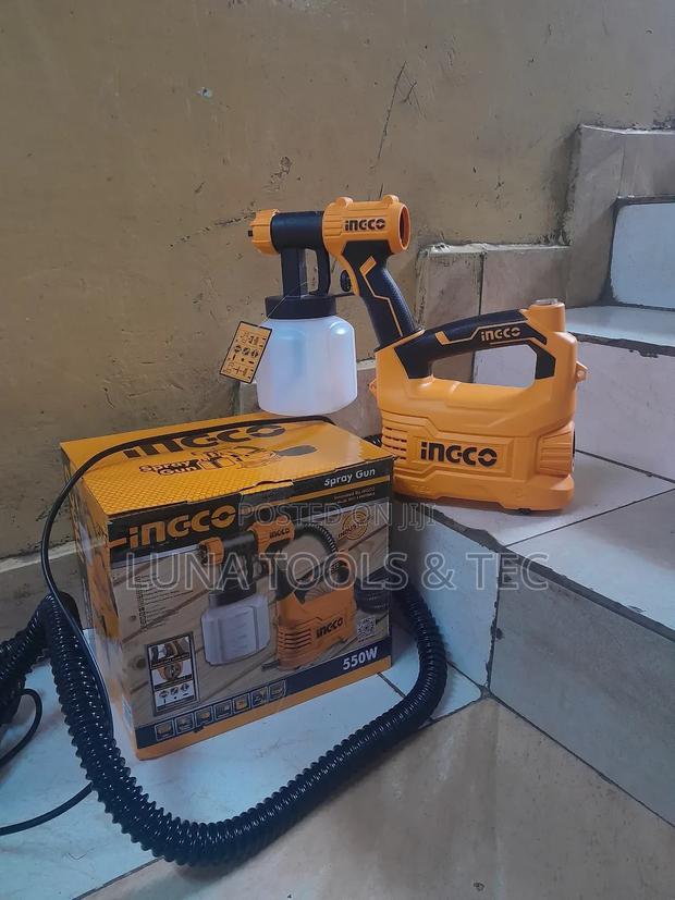 Original 550w Ingco Spray Gun Plus Pipe. - main view