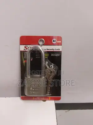 40mm Long Neck Padlock With 4 Keys Solit Type