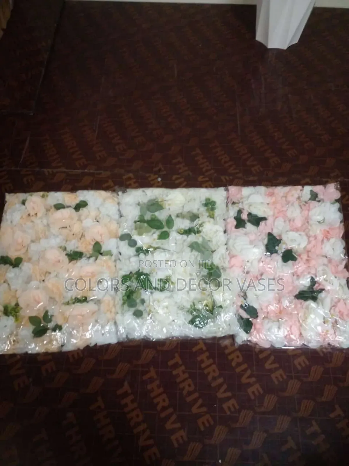 Wall Flowered Panels 60cm by 40cm Wall Decor