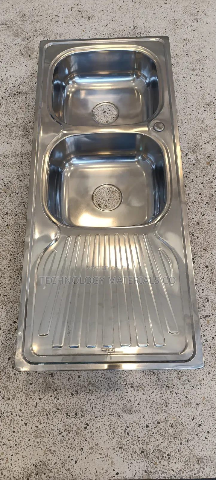Kitchen Sink,Double Bowl,Single Drain,Stainless Steel.