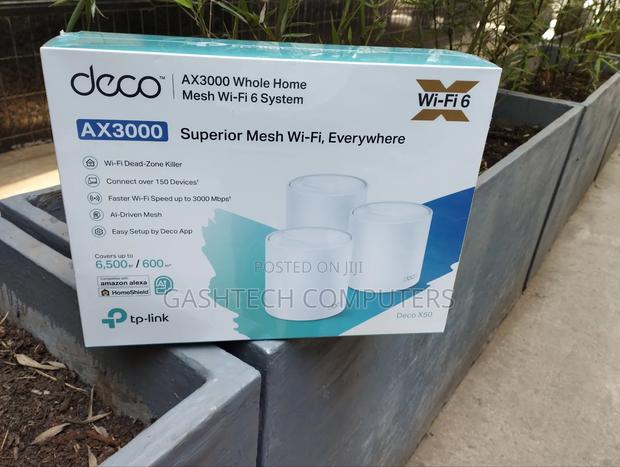 Tp-Link Deco X50 Ax3000 Whole Home Mesh Wifi 3pack