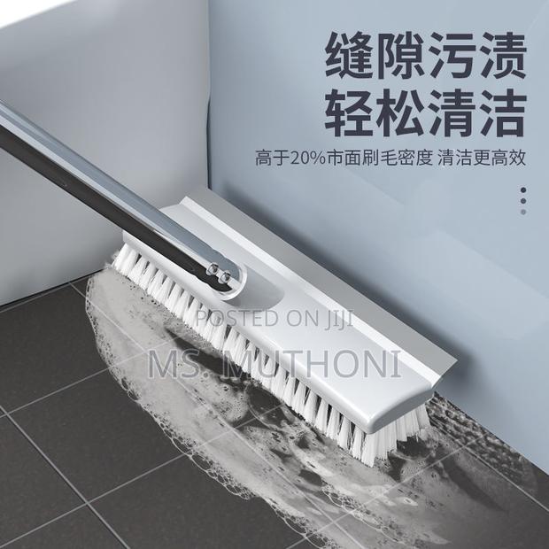 *2 in 1 Bathroom/Kitchen Floor Scrub Brush Scrape Squeegee - thumbnail 6