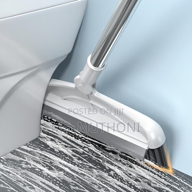 *2 in 1 Bathroom/Kitchen Floor Scrub Brush Scrape Squeegee - thumbnail 5