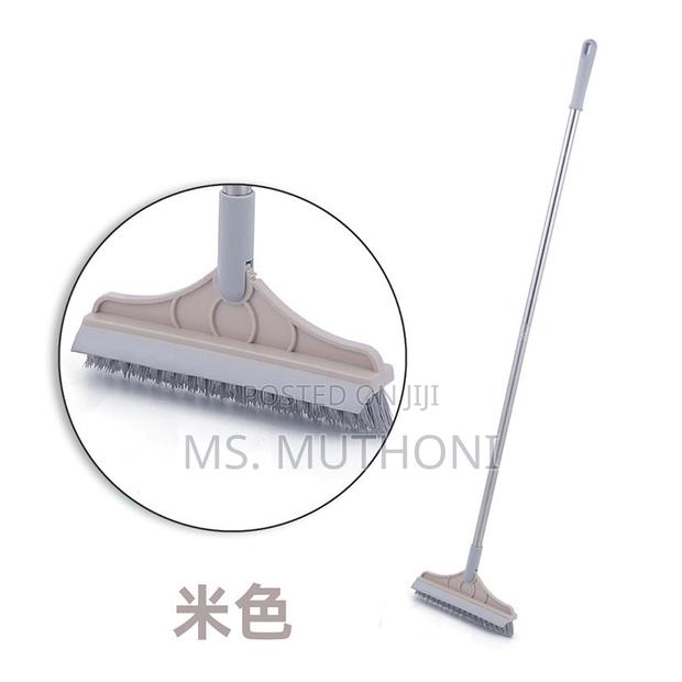 *2 in 1 Bathroom/Kitchen Floor Scrub Brush Scrape Squeegee - thumbnail 4