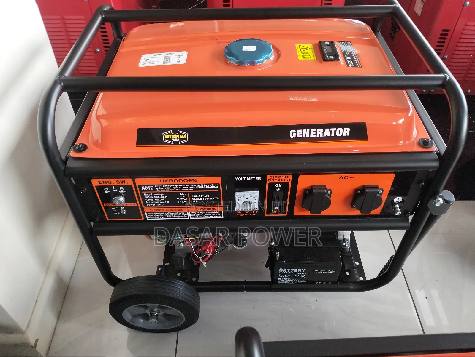 8kva Hisaki Japan Generator