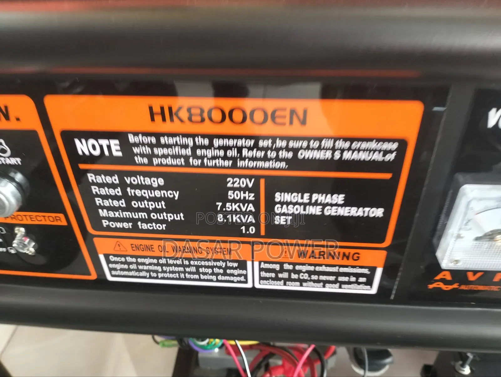 8kva Hisaki Japan Generator