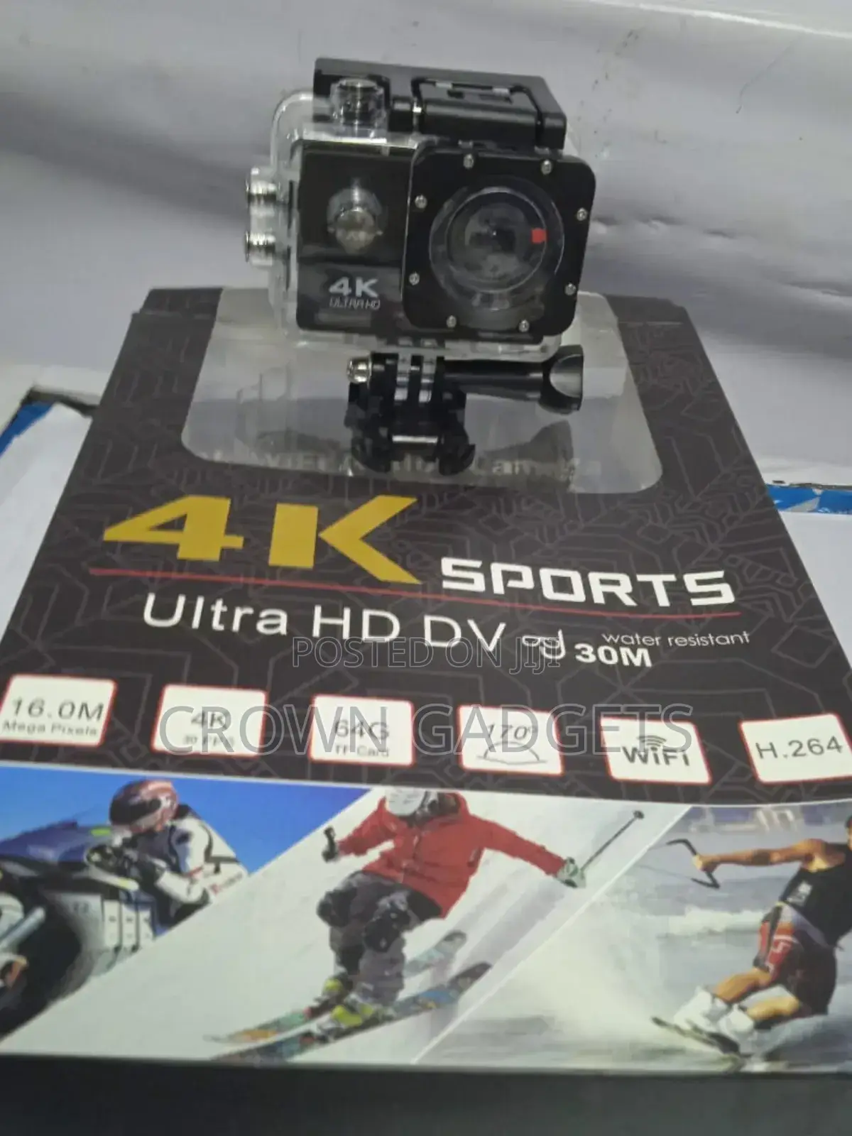 4 Kwaterproof Sports Camera Wi-Fi Action Camcorde