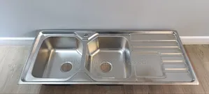 Kitchen Sink Stainless Steel,Single Drain,Double Bowl.