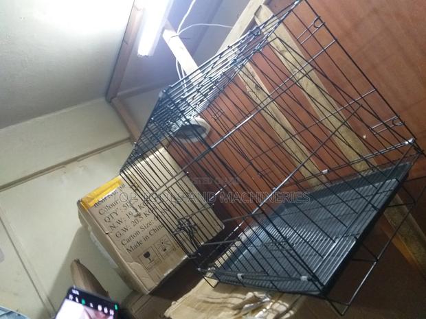 Foldable Metal Cage Medium Size for Dogs Other Pets - thumbnail 2