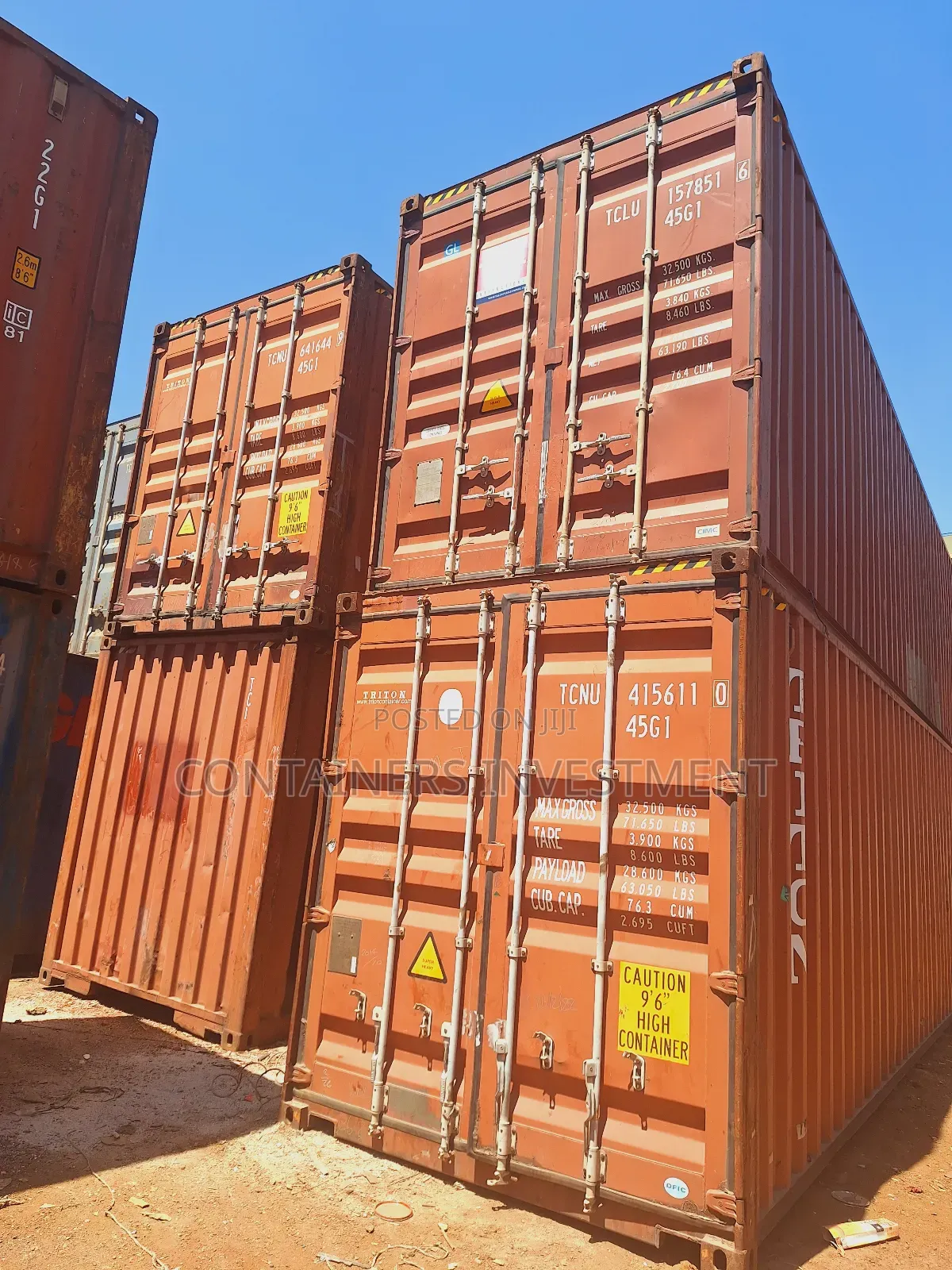 Used 40ft and 20ft Containers - Excellent Condition