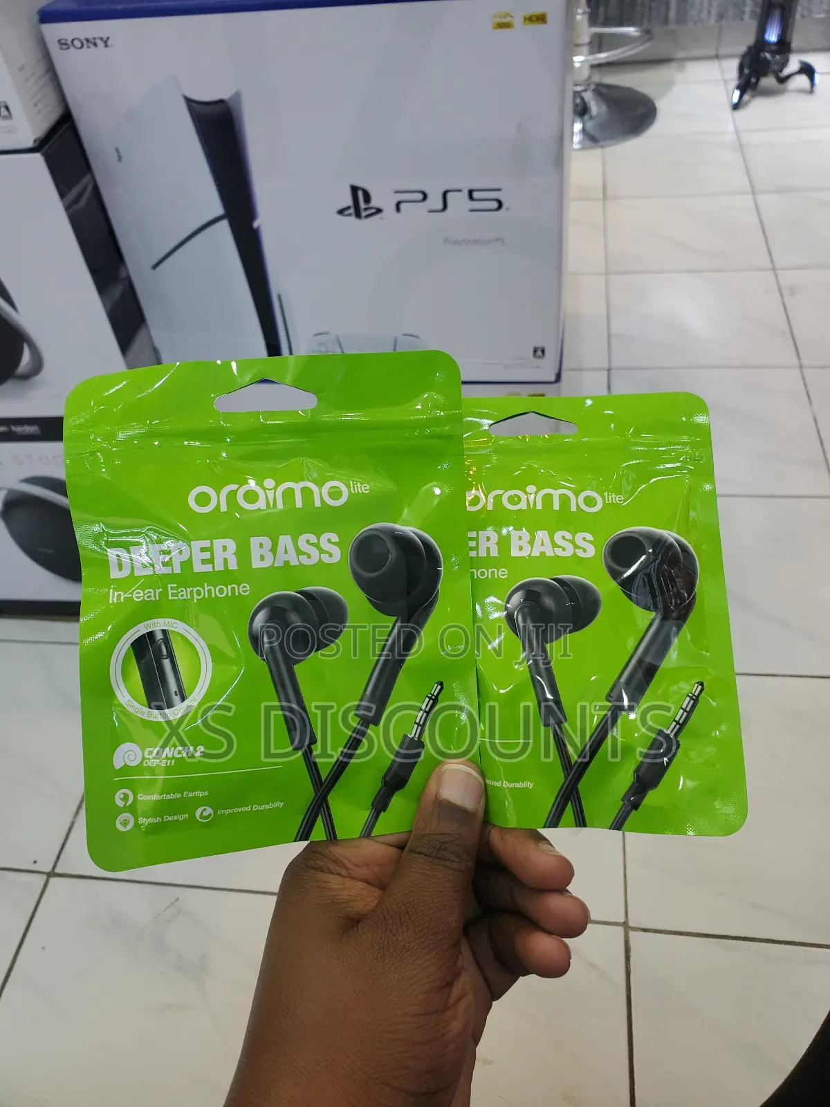 Oraimo Lite Earphones(Conch 2)