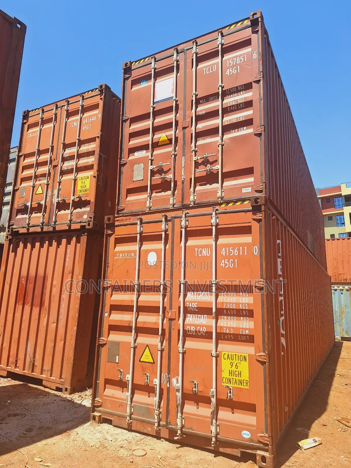 40ft Containers- Best Deals on Empty Containers.