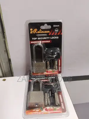 Long Neck Rolinson Padlock 30mm, 4 Keys