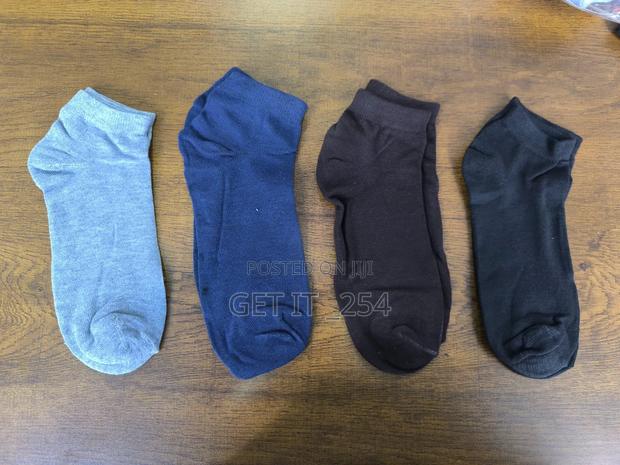 *Plain Ankle Socks 6 Pairs - thumbnail 3