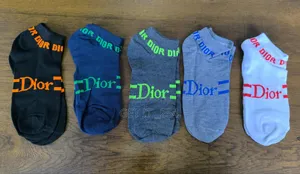 *Plain Ankle Socks 6 Pairs