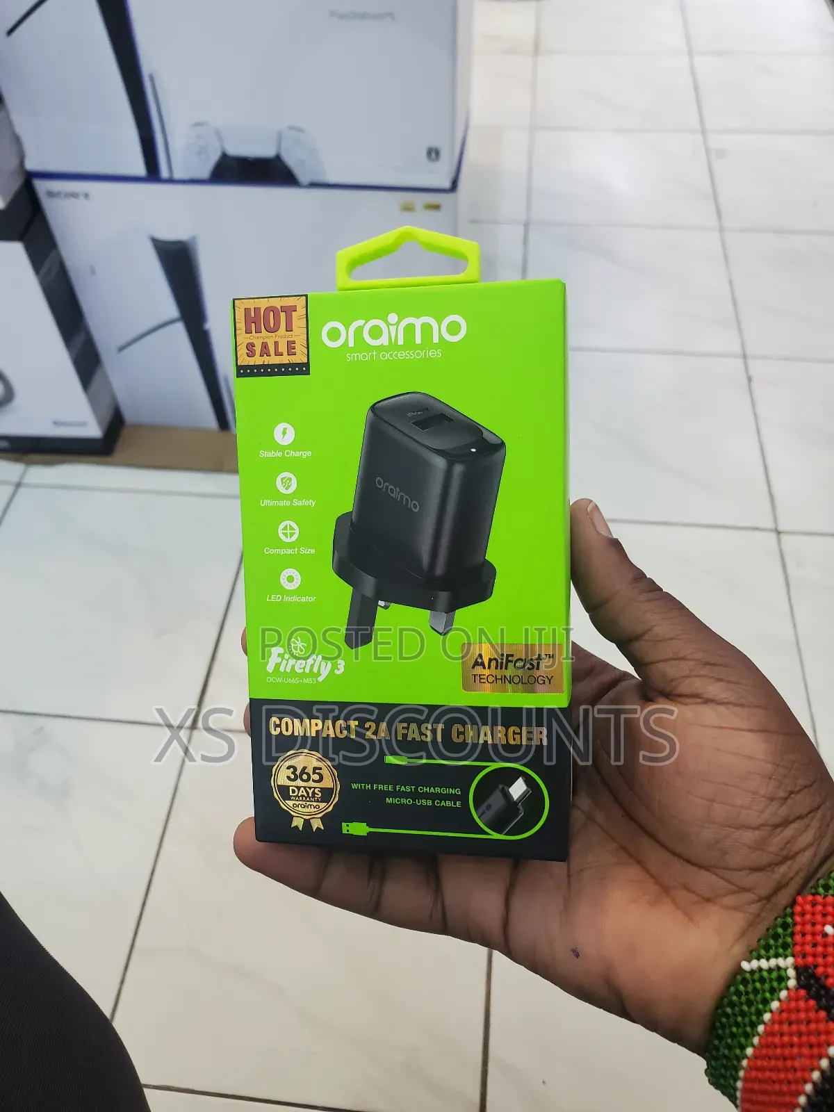 Oraimo Micro Charger (Firefly 3)