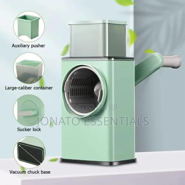 3 in 1 Rotary Vegetables Cutter, Chopper - thumbnail 4