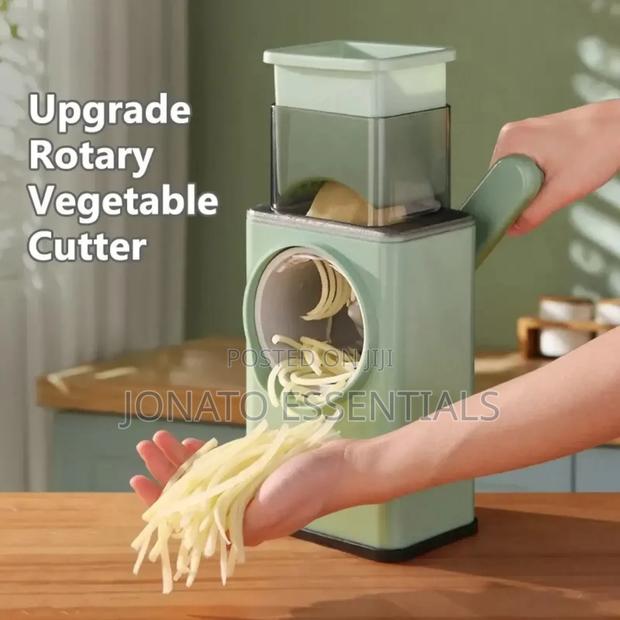3 in 1 Rotary Vegetables Cutter, Chopper - thumbnail 2