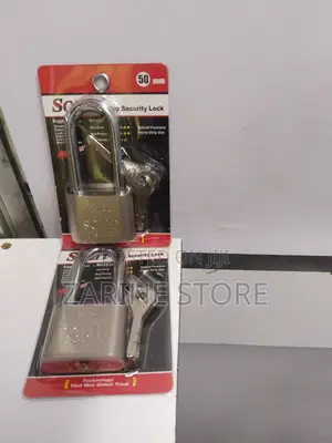 Water Resistant Padlock Long Neck Padlock With Four Key