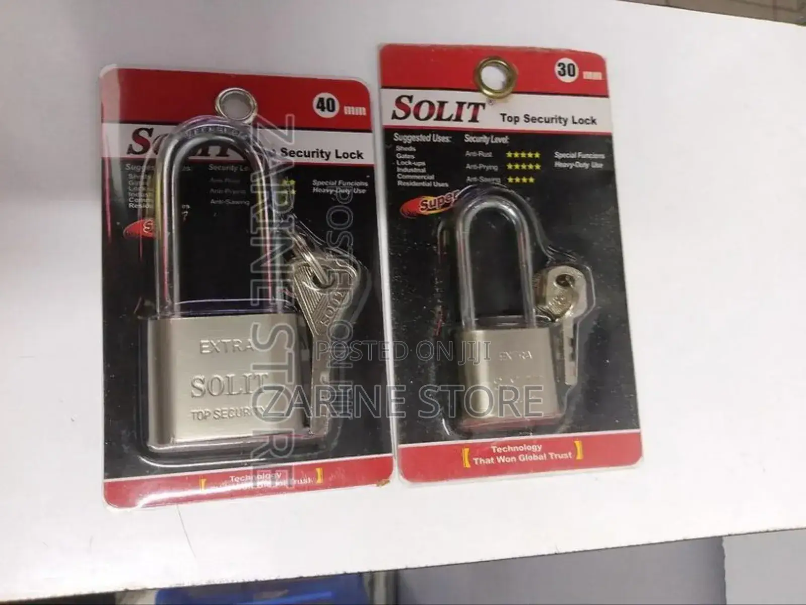 Long Neck Solit Extra Top Security 40mm 30mm