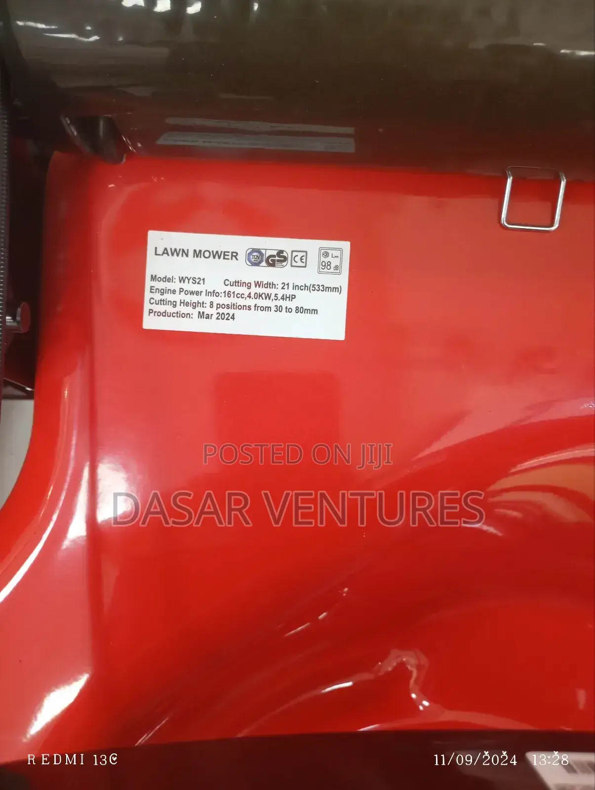 Lawn Mower 5.5hp 161cc Briggs and Stratton