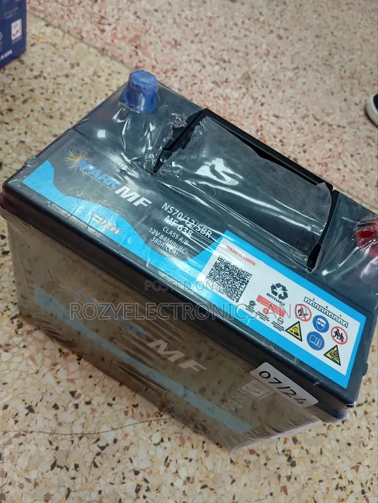 Spark Ns70 Car Battery Dry Cell
