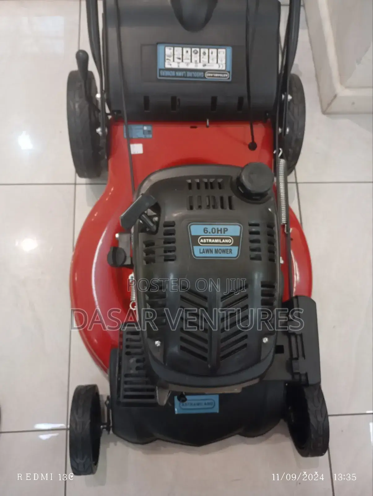 Lawn Mower Astramilano 6hp 173cc