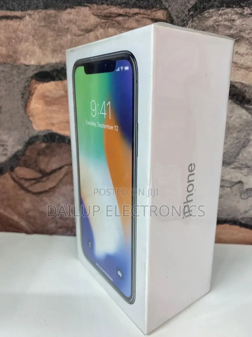 New Apple iPhone X 256 GB Black