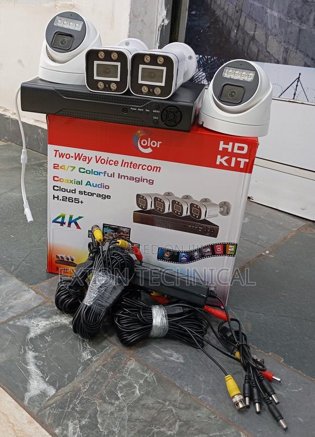 Colorvu Full Color CCTV Camera 4 Channel Complete Kit