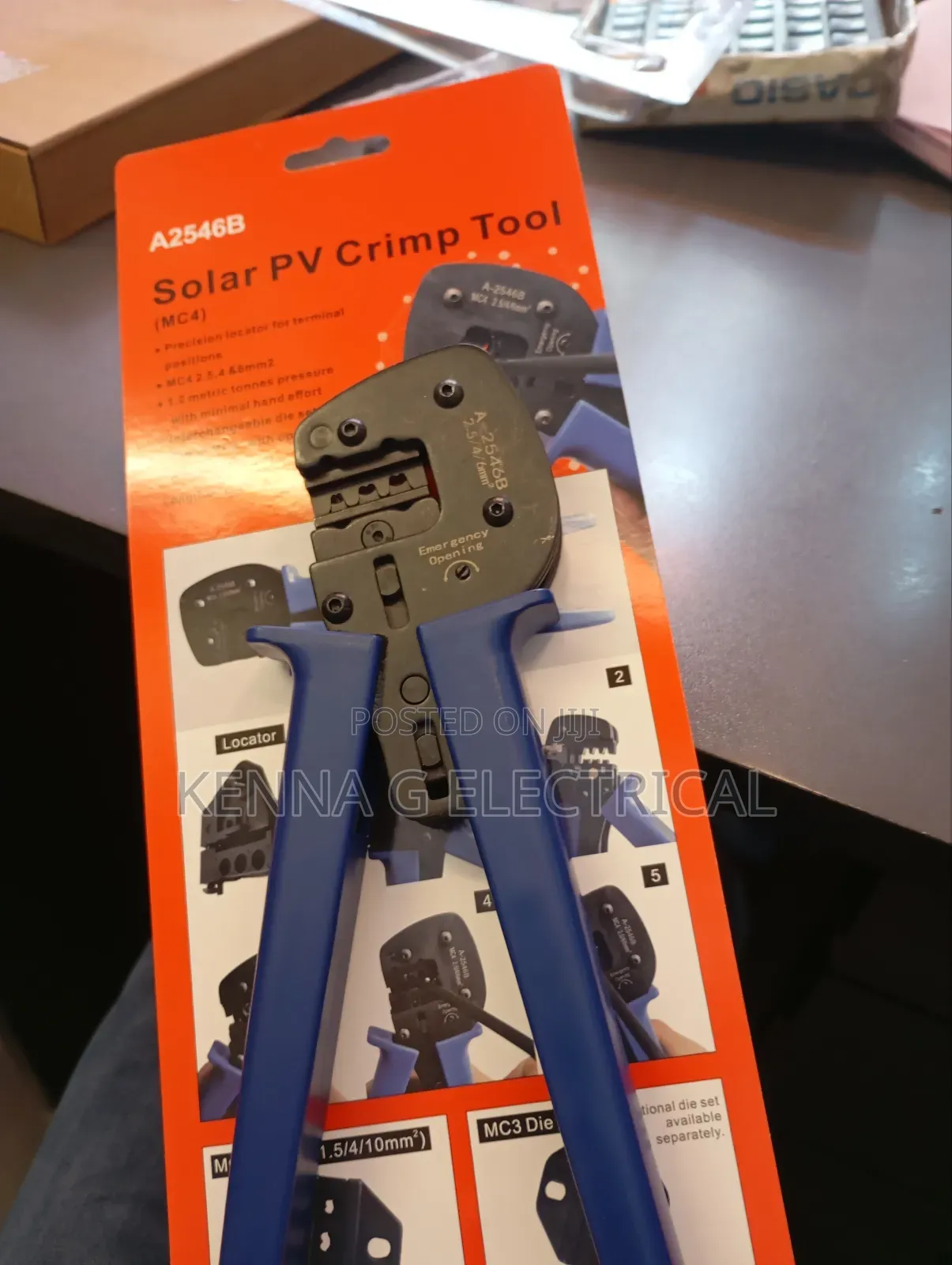 Solar Crimper for Mc4 Solar Panel, Tool,