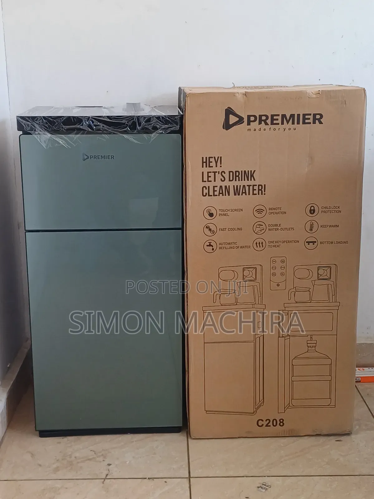 Classy Green Bottomload Dispenser Premier Bottomload