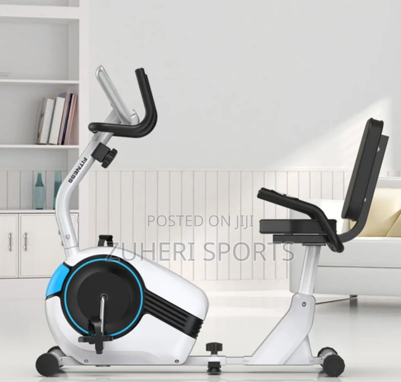 Recumbent Stationary Bike, Exercise Bike, Ultra Quiet