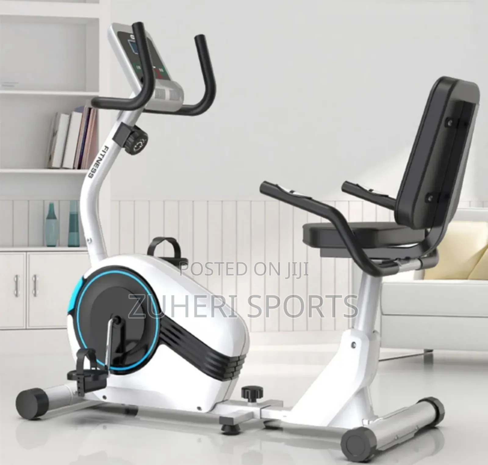 Recumbent Stationary Bike, Exercise Bike, Ultra Quiet